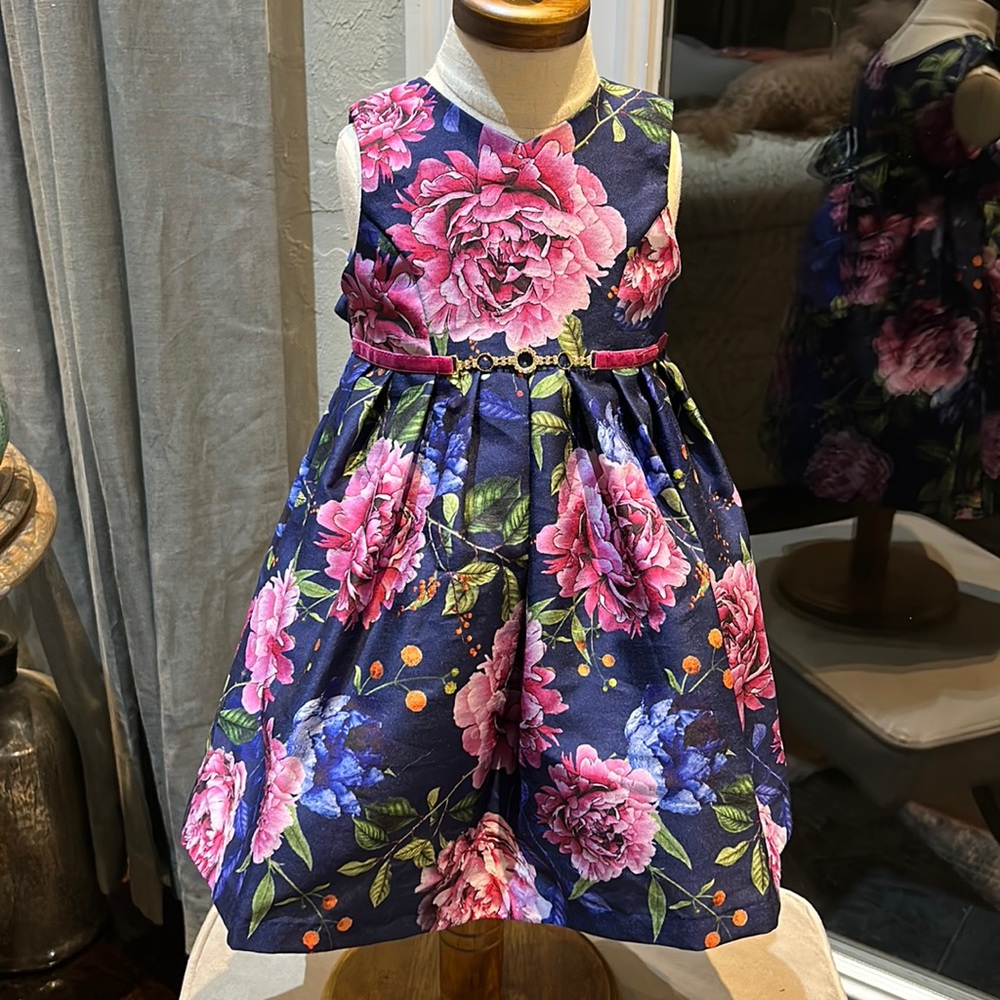 Beautiful taffeta dress w/ crinoline underskirt SZ 2